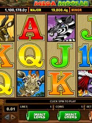 Mega Moolah by Microgaming at RoyalOak Casino