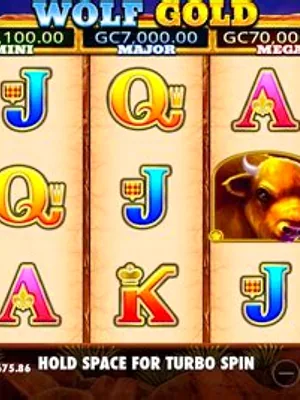 Wolf Gold by Pragmatic Play at RoyalOak Casino